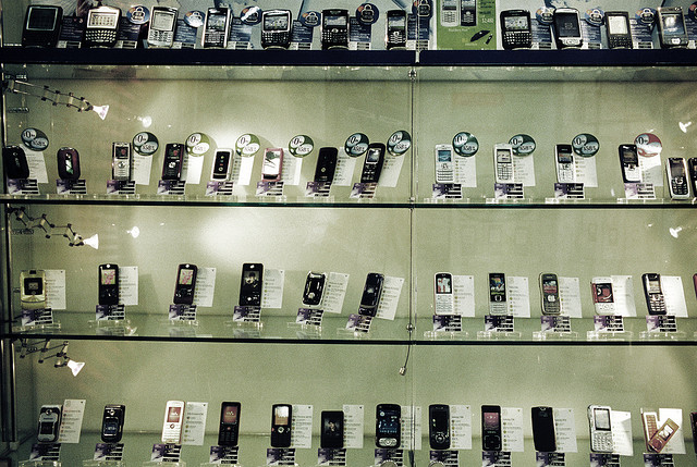 open een salon voor mobiele telefoons