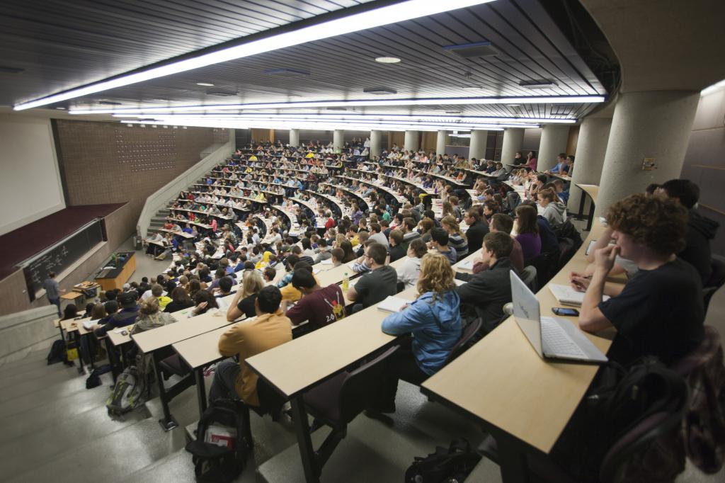 Sala wykładowa uniwersytetu