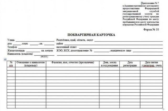 płaski formularz karty 10