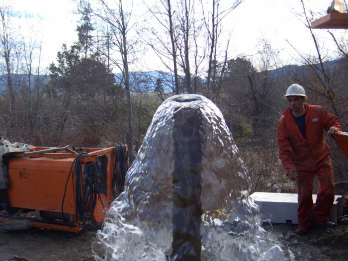 artesische waterproductie