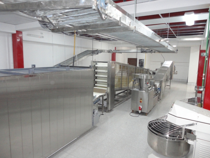 productie van bevroren brood