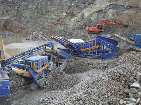 machines voor de productie van decoratieve steen