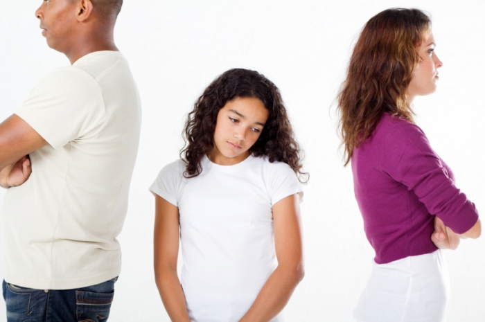 kinderen die van hun ouders scheiden
