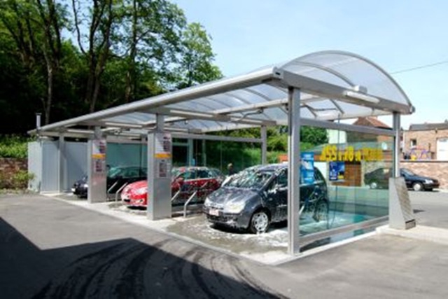 contactloze autowasstraat