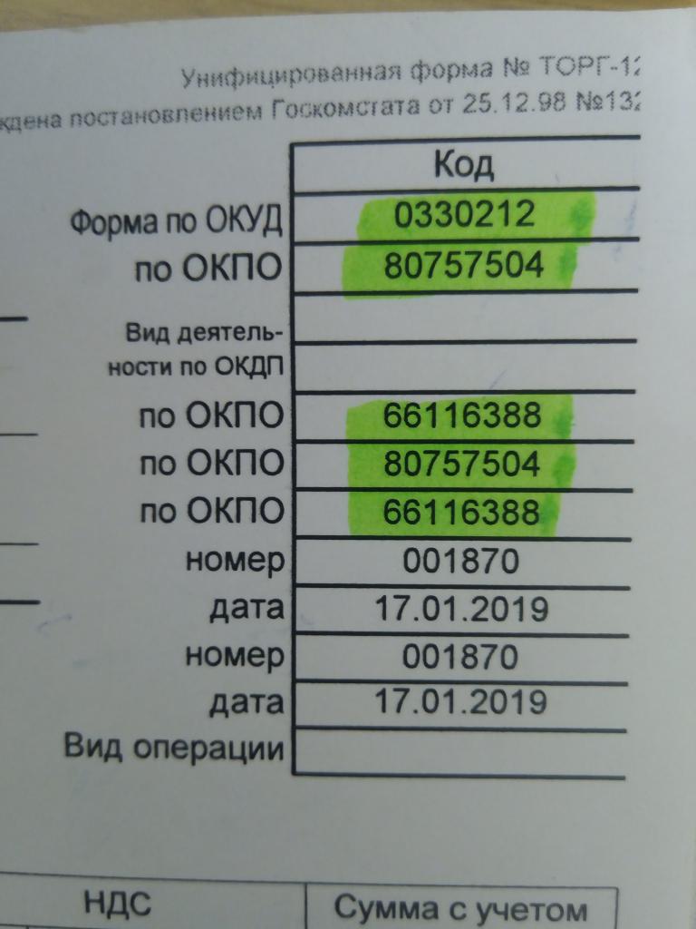 OKUD en OKPO