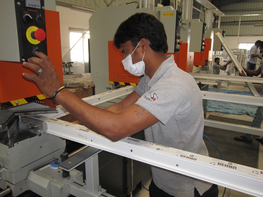 machines voor de productie van kunststof ramen