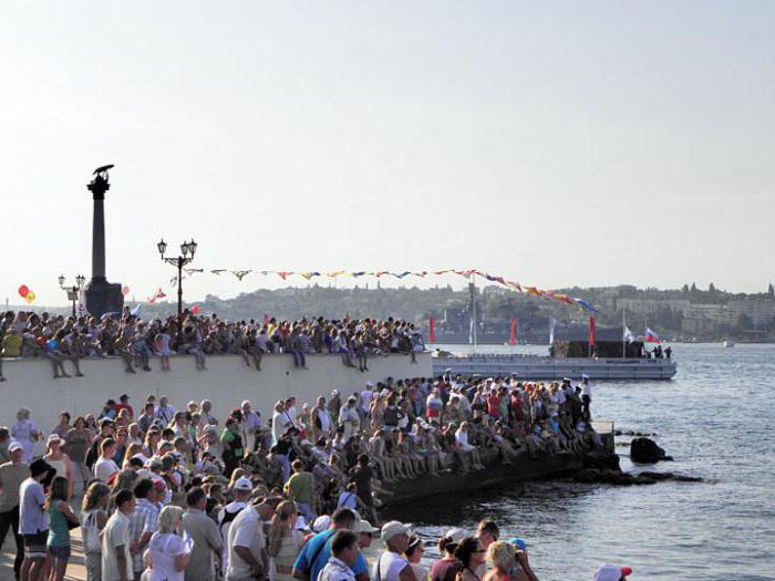 de bevolking van de stad Sevastopol