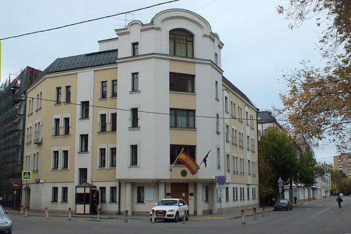 Spaanse ambassade in Moskou visumdocumenten