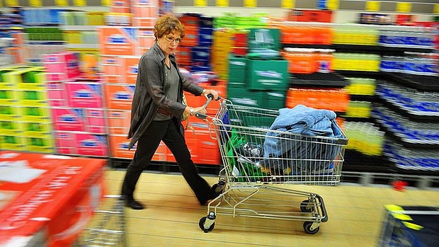 supermarkt van huishoudelijke chemicaliën