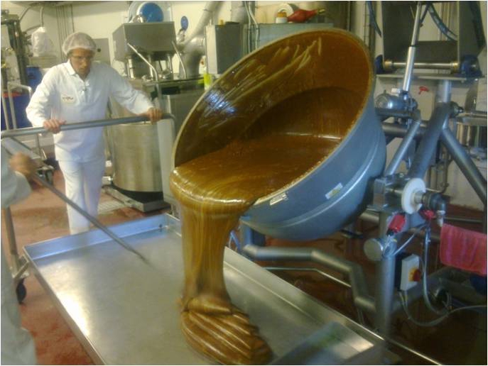 apparatuur voor de productie van zoetwaren