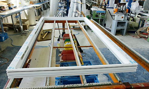 raammachine met dubbel glas