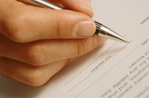concept van civiel contract