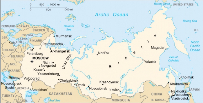 Hoeveel federale districten in Rusland