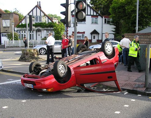 verkeersongeval heeft plaatsgevonden