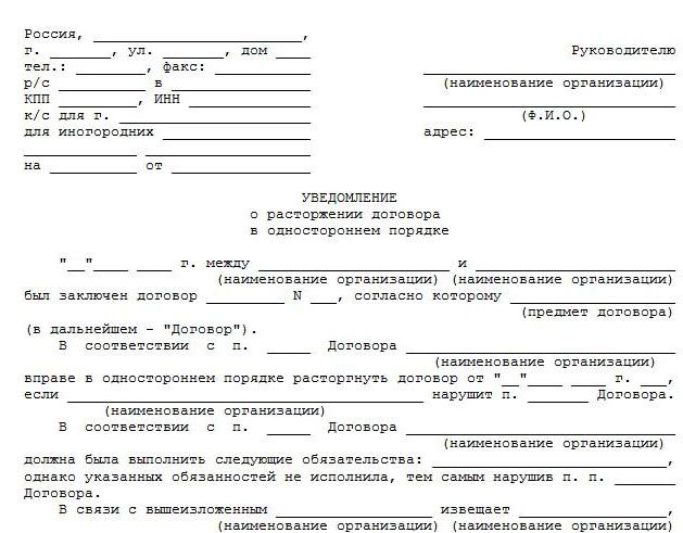 list wypowiedzenia umowy najmu od najemcy