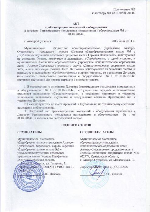 zawarcie umowy o nieodpłatne korzystanie z nieruchomości