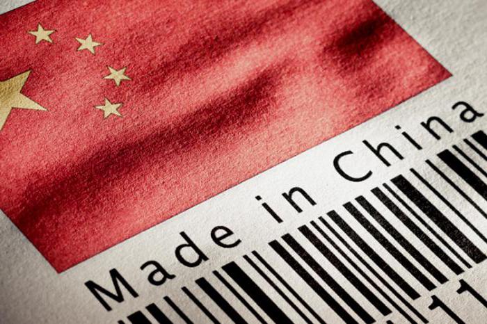 goederen uit het businessplan van China