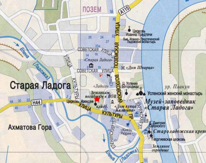 Atrakcje w miejscowości Staraya Ladoga