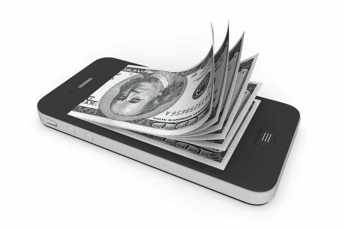 Sbierbank przekazuje pieniądze na telefon