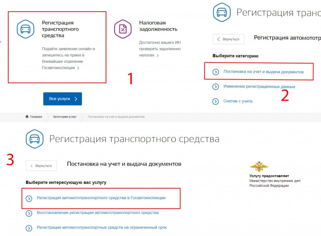 Rejestracja STS za pośrednictwem usług publicznych