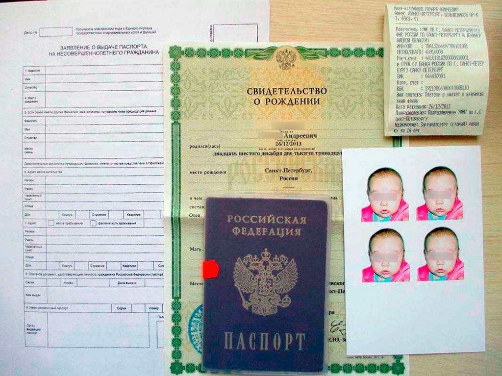 Pakiet dokumentów na paszport dla dzieci