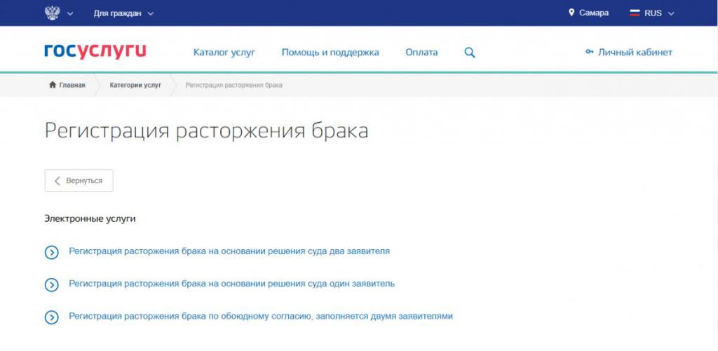 Rozwód za pośrednictwem usług publicznych