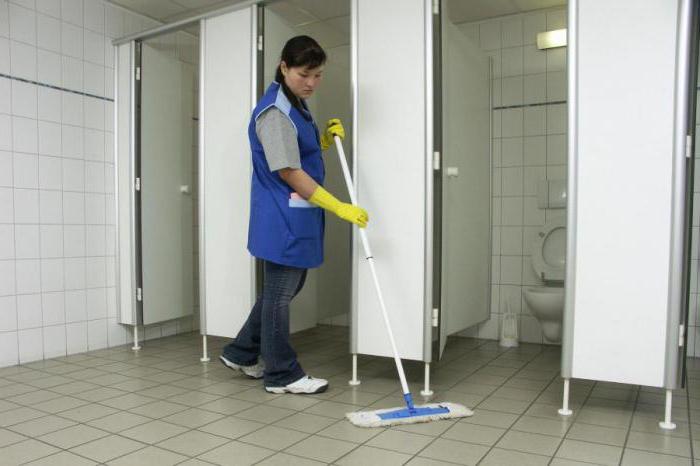  taken van een schoonmaakster op school