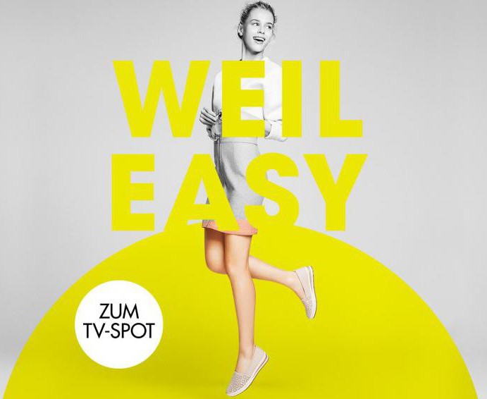 reclame voor sportschoenen