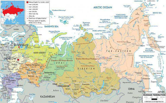 staten die grenzen aan Rusland