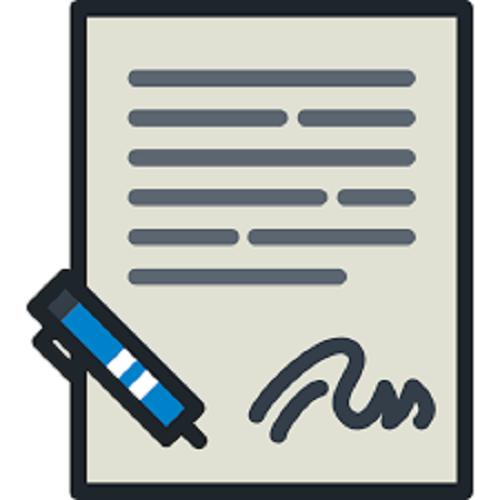opdracht handtekening