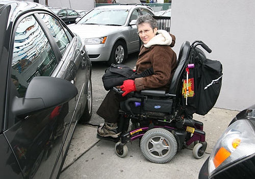 parkeerregels op de stoep