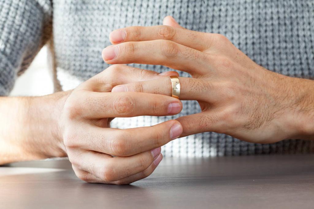 Echtscheiding van man met minderjarige kinderen
