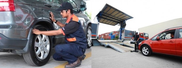slagen voor inspectie van een nieuwe auto