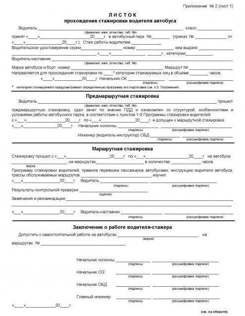 Stage voor chauffeurs in Moskou