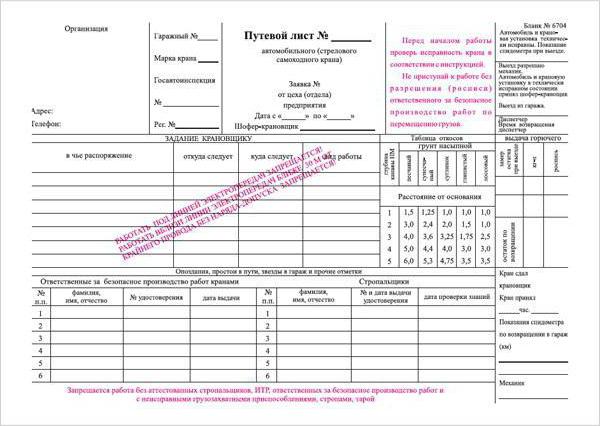List przewozowy Aktokran