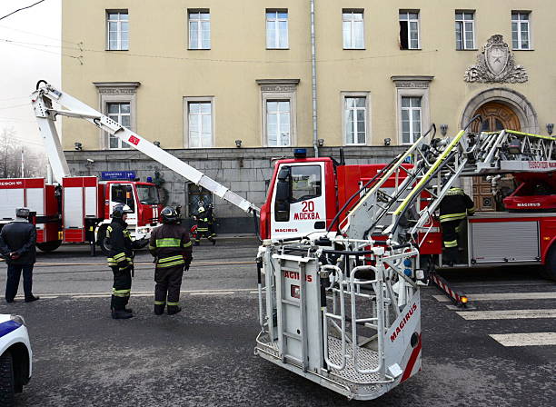 Zarządzanie siłami i aktywami w pożarze w Rosji