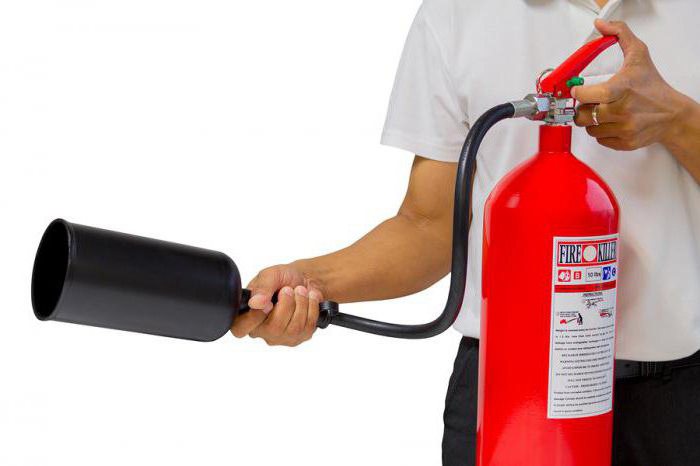 kooldioxide brandblusser instructie