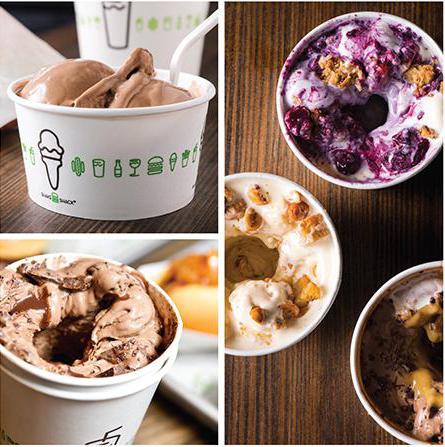 desserts in Shake Shack restaurant