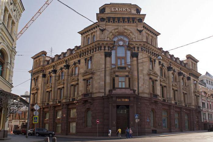 Hoofdkantooradres van de Bank of Moscow in Moskou