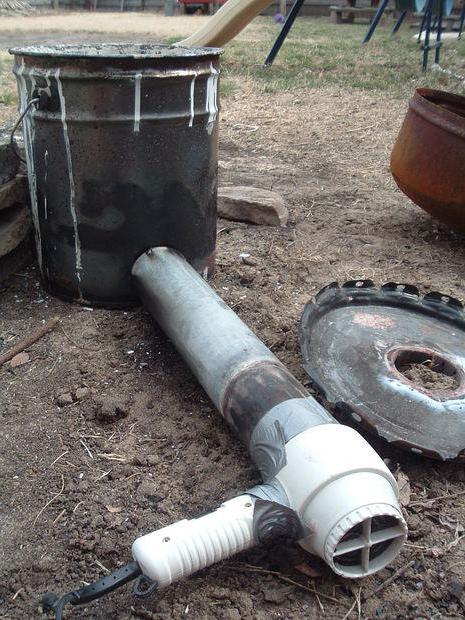 aluminium smelten thuis op hout