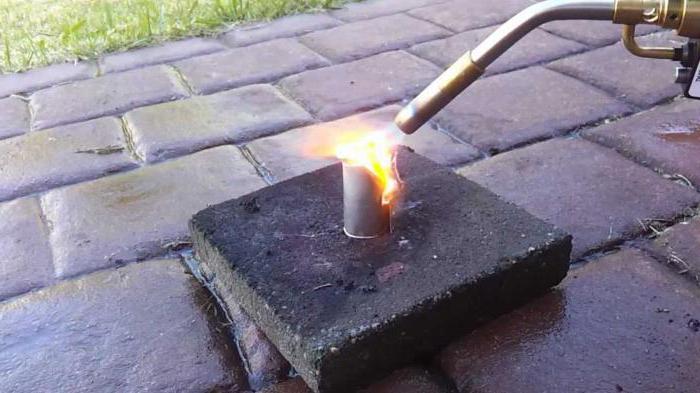 thuis aluminium fusie-brander