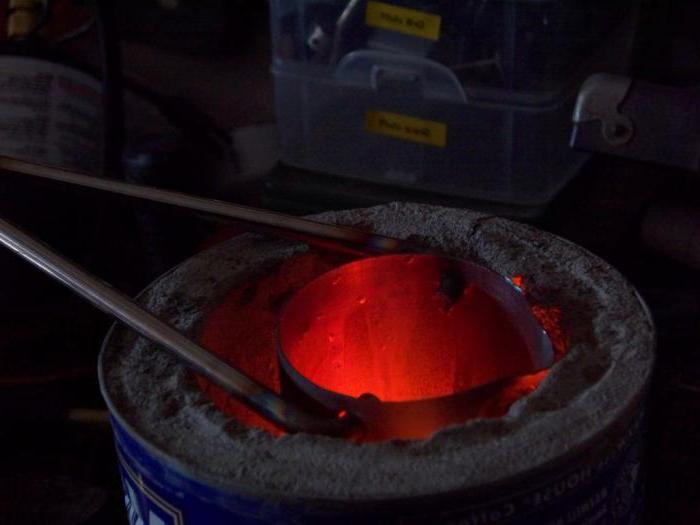 thuis aluminium smelten op gas