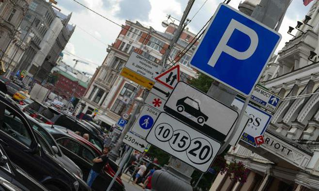 parkeerboetes in Moskou