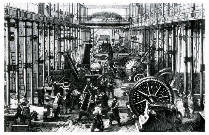 Industriële samenleving. kenmerken
