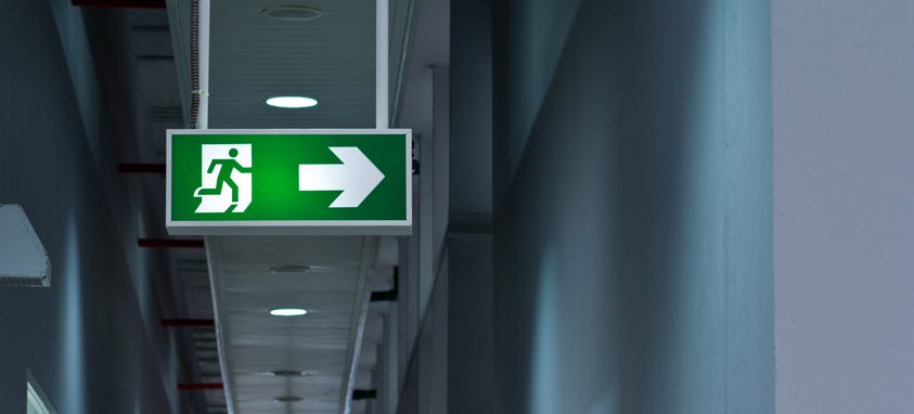 szerokość drogi ewakuacyjnej