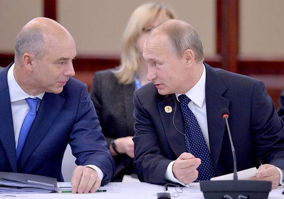 Minister van Financiën van Rusland, Anton Siluanov