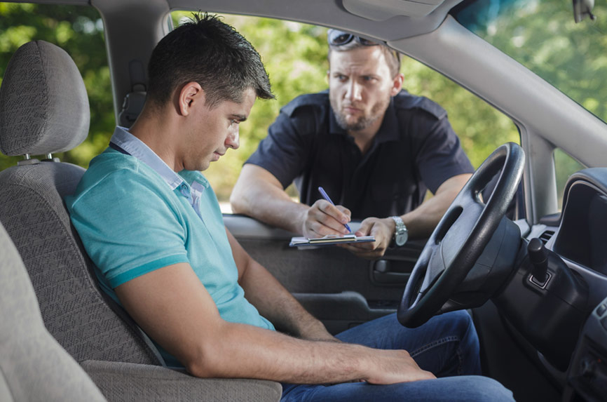 chauffeur heeft de regels overtreden