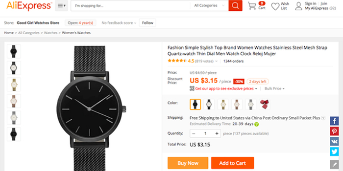 jak napisać opinię o sprzedawcy na aliexpress
