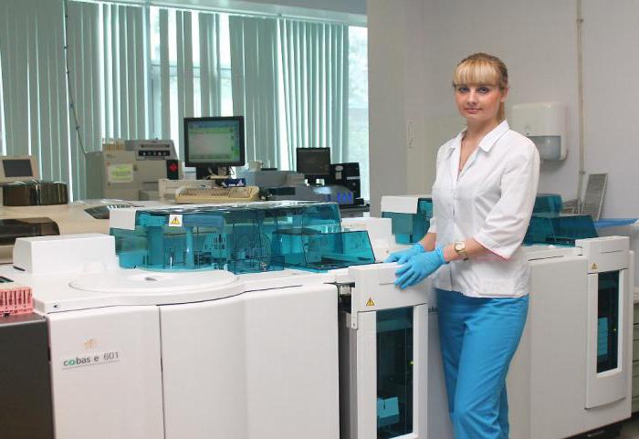 laboratoryjna seria hemotestów