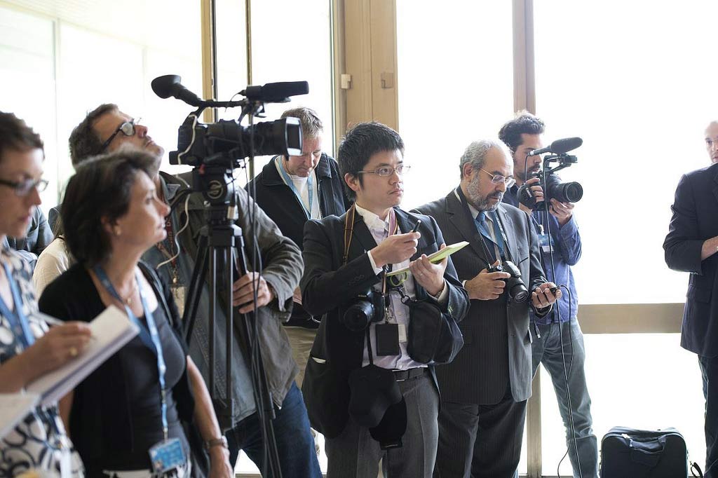 accreditatie van journalisten voor het evenement